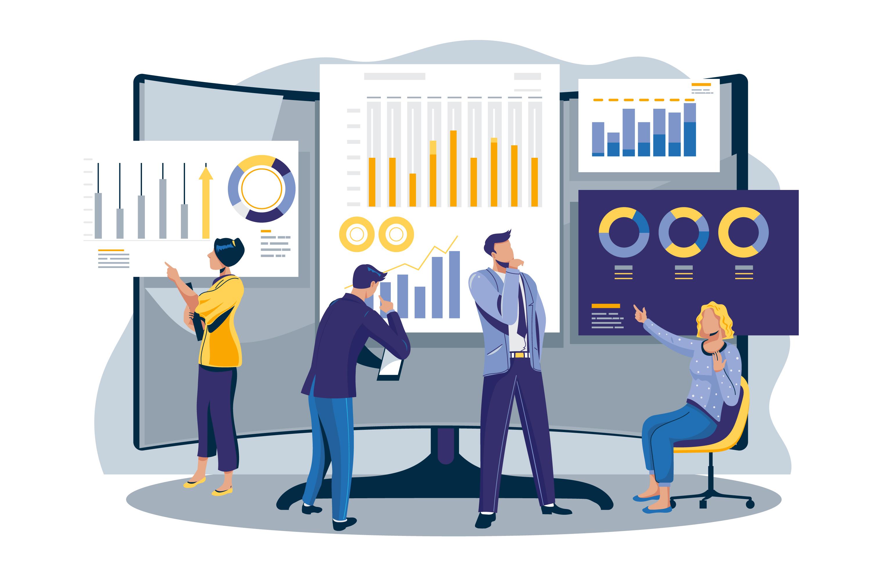 Иллюстрация к статье о data-driven культуре